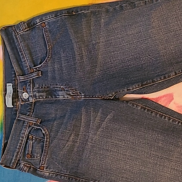 Levi's jeans 505 size 4 M mid rise straight leg blue Cotton Denim Med Wash Class - Picture 2 of 10